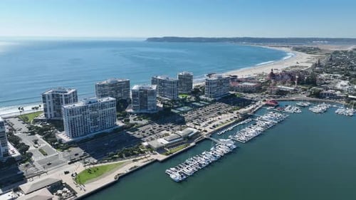 Conorado Beach At San Diego In California United States.