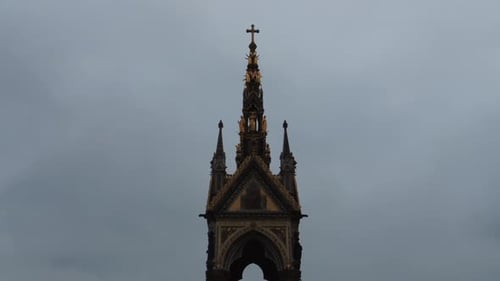 Albert Memorial in Autumn Dusk
