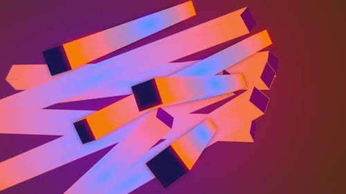 Animierte Formen 3D-Bewegungsgrafiken