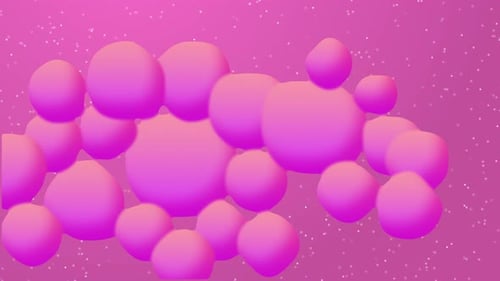 Composición geométrica con esferas que caen, rayas, animación digital minimalista, geométrica, tecnología BG