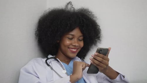 Doctor is working at hospital.