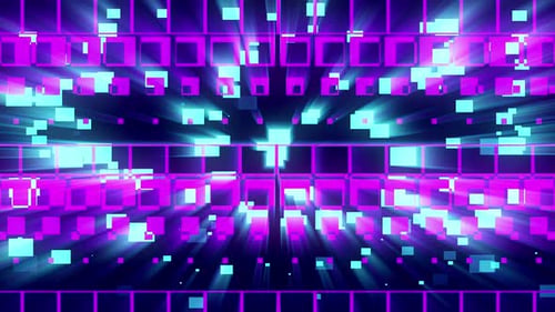 VJ Dynamische abstrakte geometrische Welle