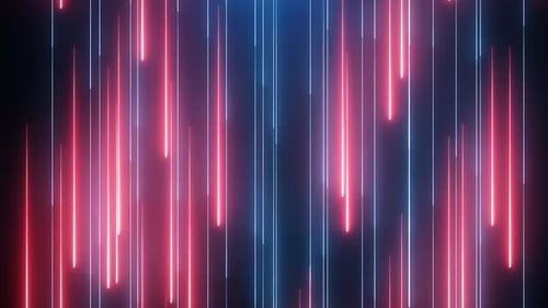 Redblue Neon Animated VJ Background