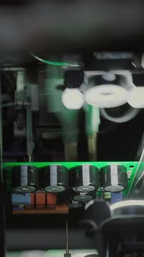 Components on Circuit Board Graphics Processing Unit GPU Processor Artificial Intelligence