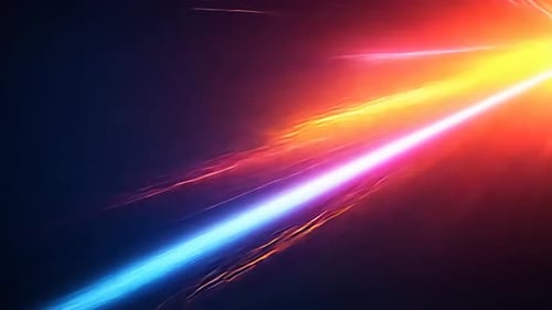 Abstract vibrant light streaks