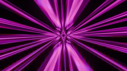 Dynamic Pink Light Strands Create Mesmerizing VJ Loop for Vibrant Music Events