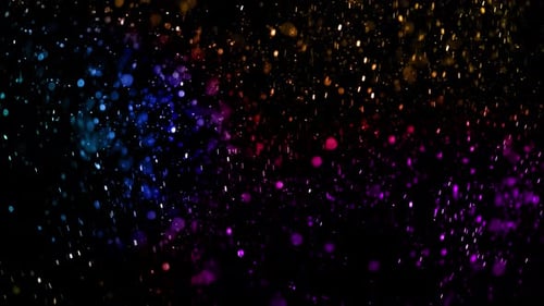 Vibrant Bokeh Particles Effect for Festive Overlays