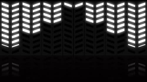 Pulsating Chevron Pattern Light Wall Background