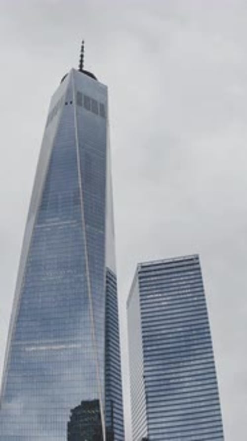 Vertical View Of New York Cityscape, USA