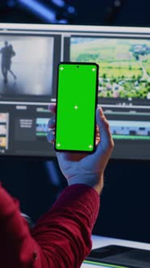 Editor de Vídeo Vertical: Sigue un tutorial en un smartphone con pantalla verde: aprende a aplicar la edición