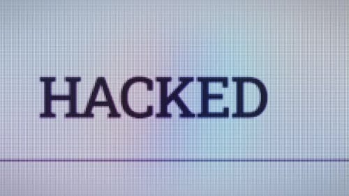 Hacked Typing In Computer Site Search Bar V05