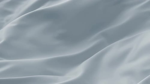 Abstrakte Zärtlichkeit, blauer türkisfarbener Seidenhintergrund, luxuriöses Wellentuch, satinfarbener Stoff, weiche Flüssigkeit