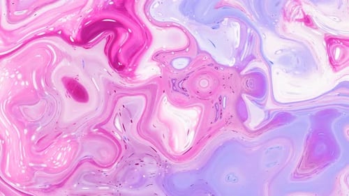 Abstract Fluid Pink Purple Liquid Swirl Background Animation