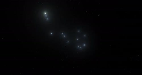 Star Constellation Line Reveal Animation