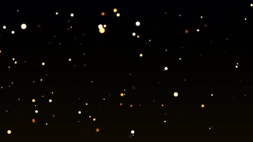 Abstract Gold Particles Loop