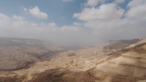 Desert Landscape Clouds Timelapse