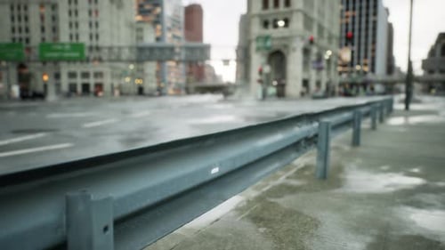 Superbe hyperlapse du centre-ville