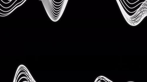 Abstract Wavy Line Motion Background