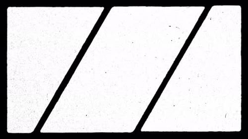 Collage Collection: Vintage screen effect in a unique collage frame in a loop