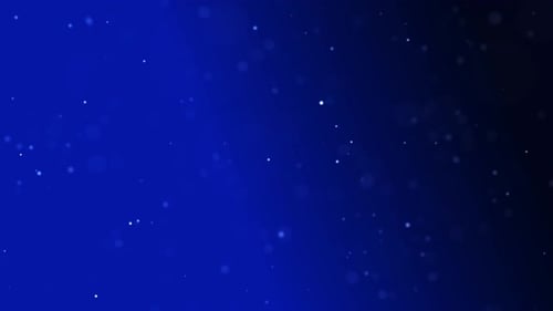 Abstract Blue Particle Field Ambient Background Loop
