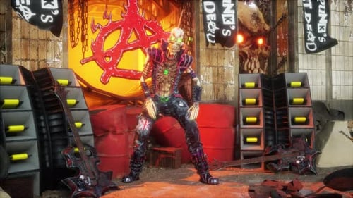 Punk Skeleton VJ Loop