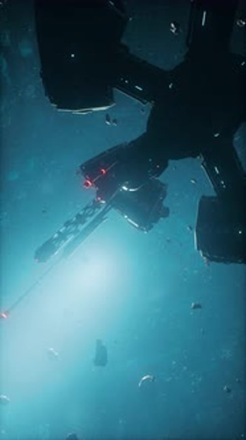 The Advanced Space Station Investigates a Cosmic Cloud of Gas Vertical