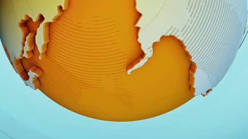 Weltkarten-Animation HD V.12