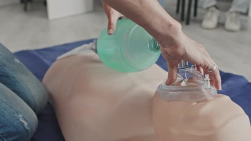 CPR Dummy Training Demonstration