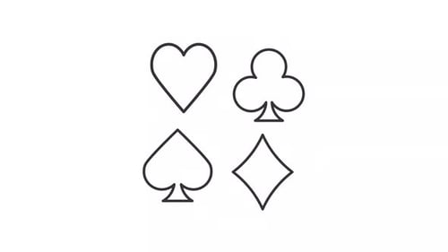 Icono de juegos de cartas animados