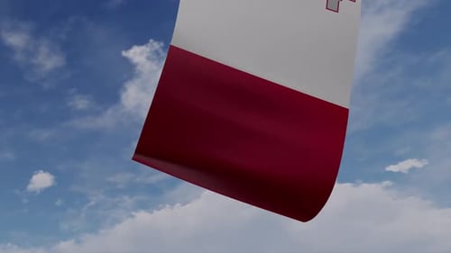 Flying Drone Carrying Customizable Flag Reveal
