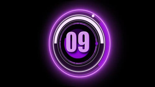 Countdown Dark Violet Alpha