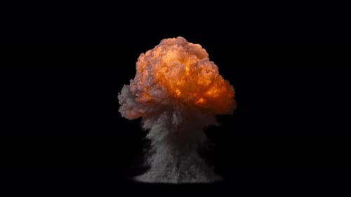 Realistic Fire and Smoke Explosion Visual Effect