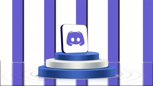 Animación del Logo del Stand 3D de Discord