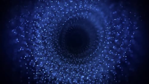 Abstract Space Particle Vortex Loop Background