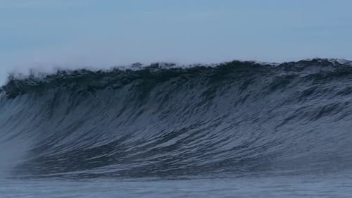 Powerful Ocean Wave at Indian Ocean