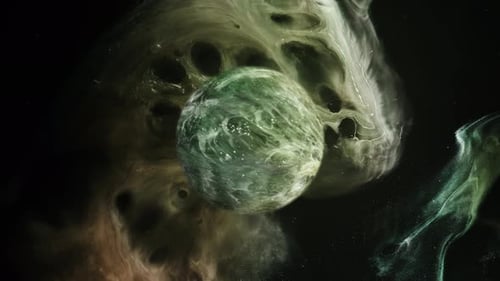 Planeten- und Atmosphären-Animation