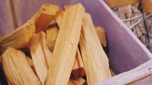 Palo Santo Sticks in a Wooden Box