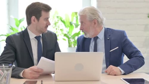 Angry Business People Arguing in Office Problems