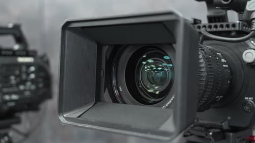 Close Up of a Digital Video Camera