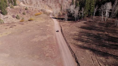 4 Wheeler on a mountain road