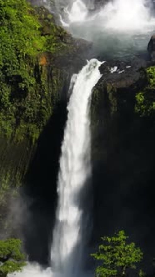 Waterfall in the Philippines Limunsudan Falls