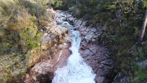 Waterfall And River Flow – Peneda Gerês National Park