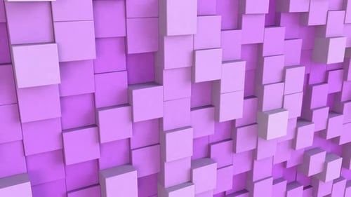 Fondo de patrón de cuadrícula cúbica violeta claro