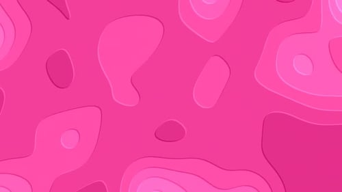 Animated Fluid Pink Abstract Layered Background Loop