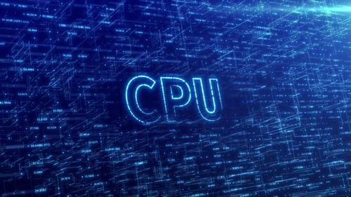 Futuristic Digital Network Title Reveal Background