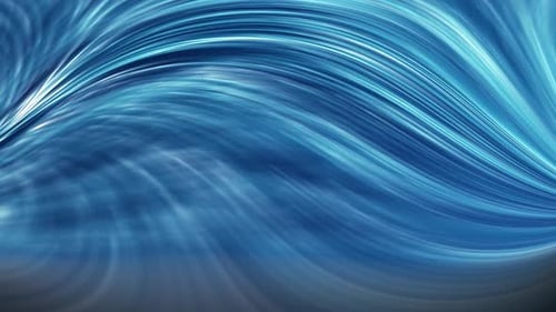Fluid Abstract Blue Light Trails Background Loop