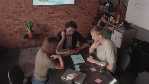 Young Professionals Collaborate A Business Meeting of Minds