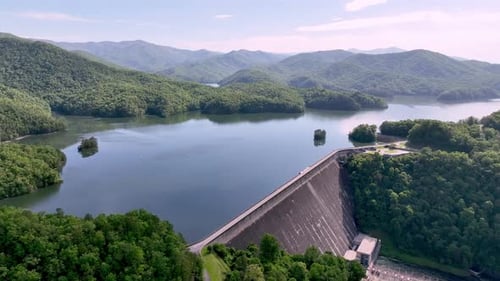 aerial fontana dam
