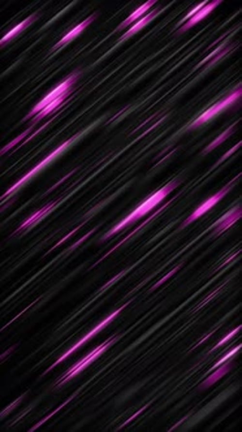 Abstract Neon Glowing Lines Moving Diagonal Background