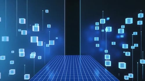 Automated PCB Assembly Line. Conveyor with Advanced High Precision Robot Arms